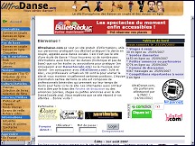 Aperu du site Ultra Danse - site francophone des danses en couple et des danses en ligne