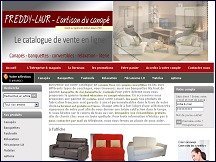 Aperu du site Freddy Laur - canaps, convertibles, banquettes-lits...