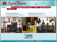 Aperu du site Cyclo Pousse - meubles exotiques et coloniaux