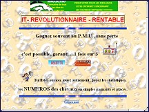 Aperu du site Numeturf - la loterie des courses hippiques