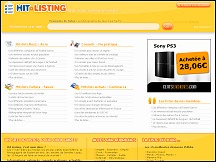 Aperu du site Hit Listing - site participatif de palmars et de conseils