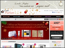 Aperu du site Leader Parfum - parfumerie discount en ligne, parfums moins cher