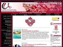 Aperu du site Sport universitaire canadien