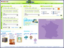 Aperu du site Mappy - plans et itinraire Mappy, adresses utiles France & Europe