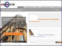 Aperu du site Espotting - positionnement payant a la performance