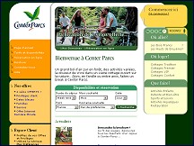 Aperu du site Center Parcs - un grand bol d'air pur en Sologne, en Normandie ou dans l'Aisne