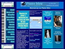 Aperu du site Piano bleu - pour les amateurs de piano