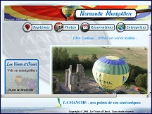 Aperu du site Normandie Montgolfires - vivez le rve d'Icare, offrez un vol en ballon