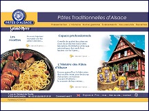 Aperu du site Pates-alsace.com - Ptes traditionnelles d'Alsace