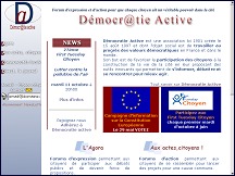 Aperu du site Dmocratie Active - forum citoyen