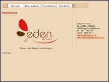 Aperu du site Eden Services - accueil vnementiel, accueil en entreprise