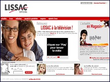 Aperu du site Lissac - opticiens Lissac